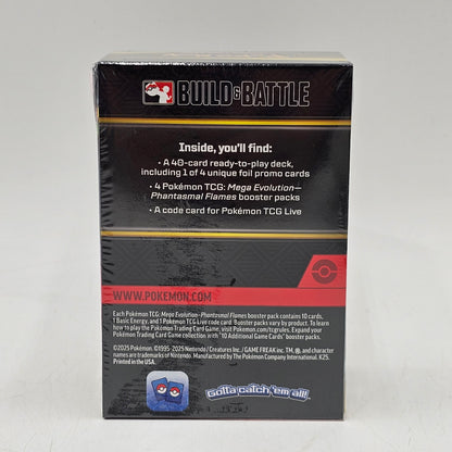 New Pokemon Mega Evolution Phantasmal Flames Build & Battle Box