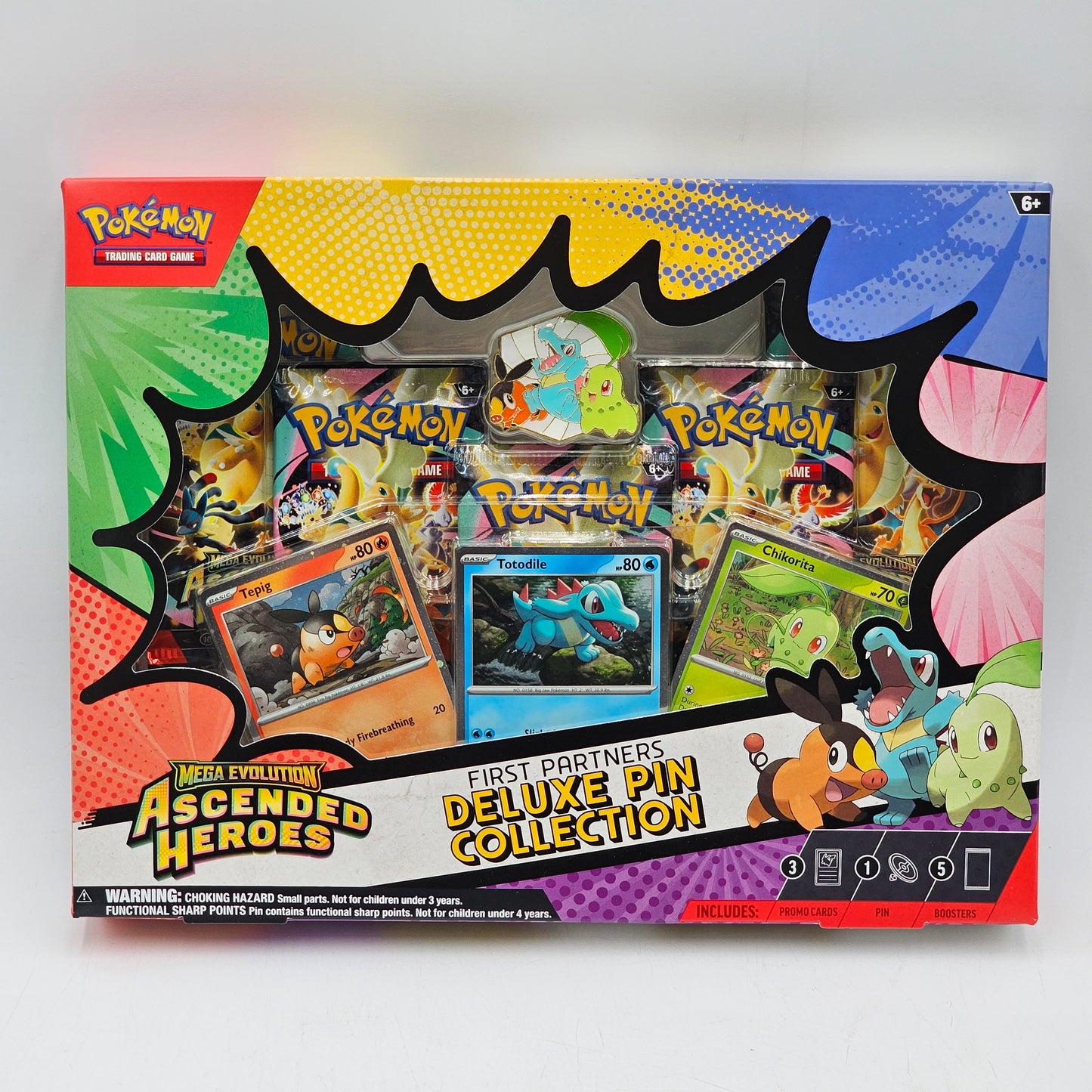 New Pokemon TCG Ascended Heroes First Partners  Deluxe Pin Collection
