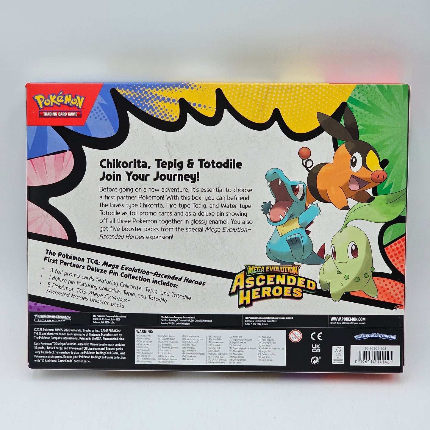 New Pokemon TCG Ascended Heroes First Partners  Deluxe Pin Collection