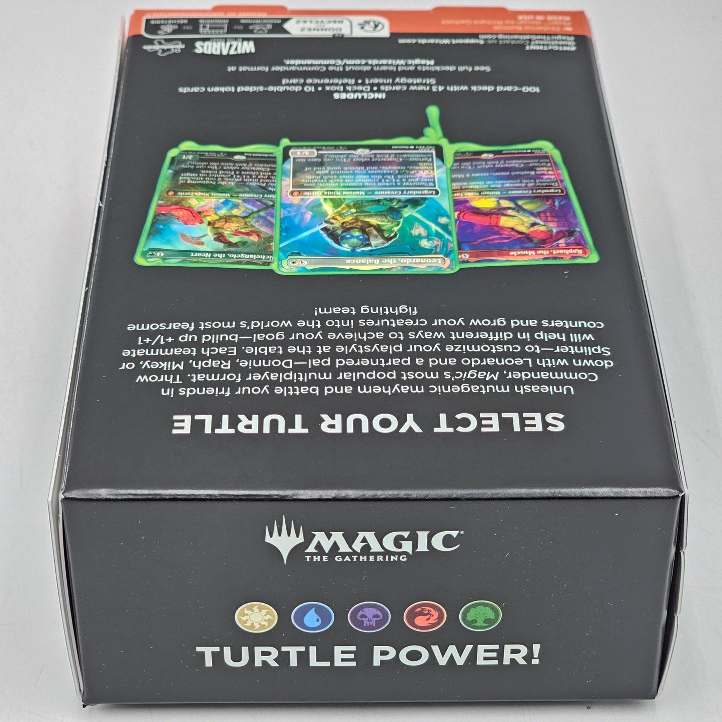 New Magic the Gathering Teenage Mutant Ninja Turtles Commander Deck Turtle Power