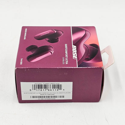 New Bose QuietComfort Ultra QC Ultra 2nd Gen Earbuds Deep Plum 896637-0030