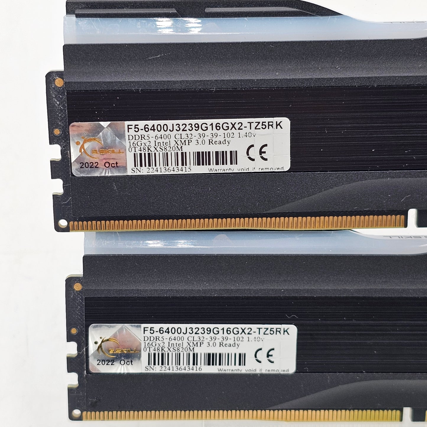 G.Skill Trident Z5 RGB 32GB (2x16GB) RAM DDR5 3200MHz F5-6400J3239G16GX2-TZ5RK