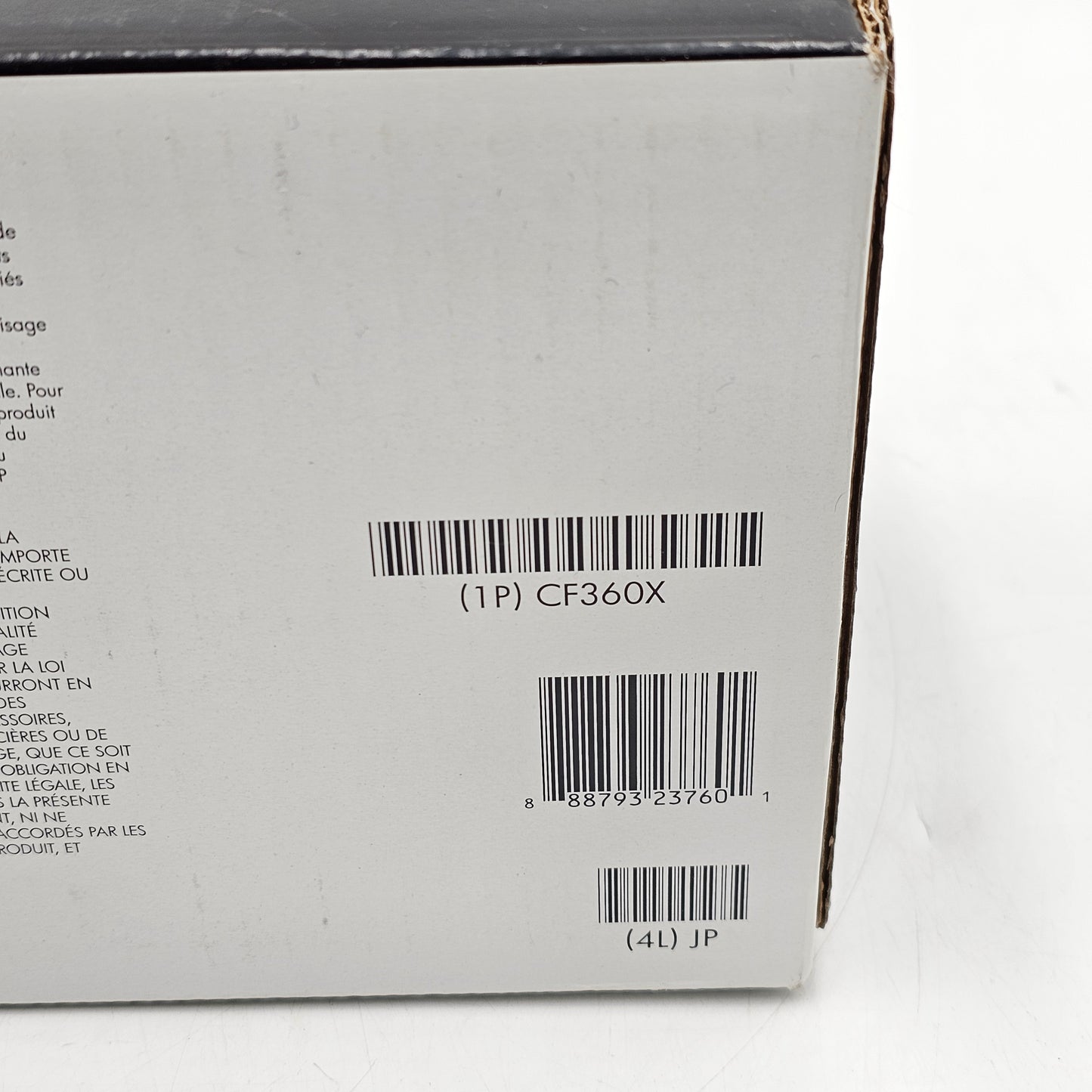 New HP 508x CF360X Black Toner Cartridge