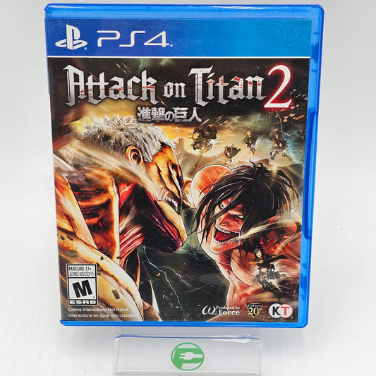 Attack on Titan 2 (Sony PlayStation 4 PS4, 2018)