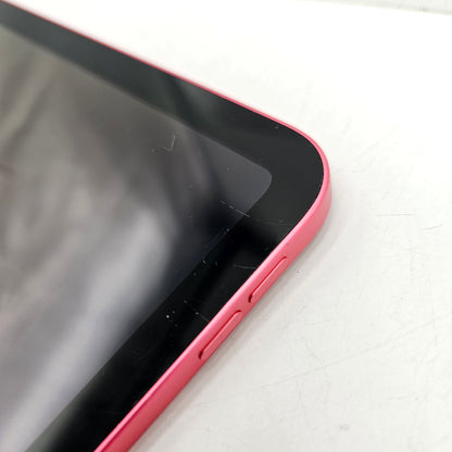 WiFi Only Apple iPad 10th Gen 64GB Pink PPQ33LL/A