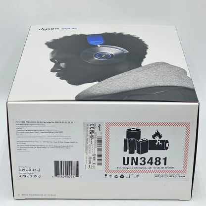 New Dyson Zone Active Noise Cancellation Headphones  Black/Blue WP01