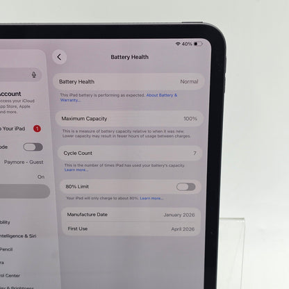 WiFi Only Apple iPad Pro 11" M5 512GB Space Black MDWM4LL/A