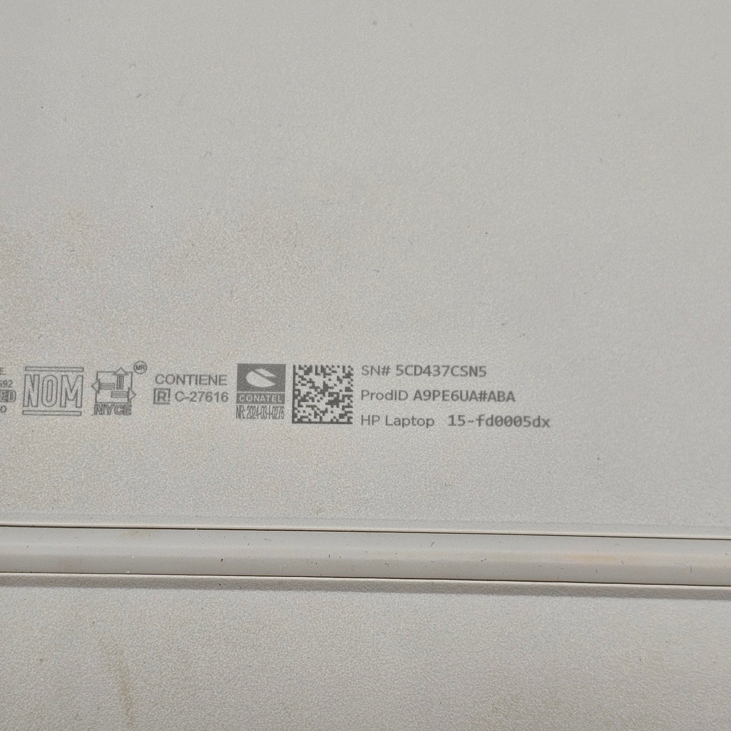 HP NoteBook 15-FD0005DX 32GB i5-1235U 1.3GHz 1TB SSD