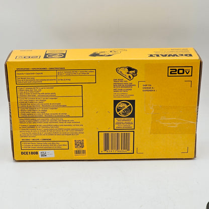 New DeWalt DCE180B 20V MAX Plastic Tubing Cutter