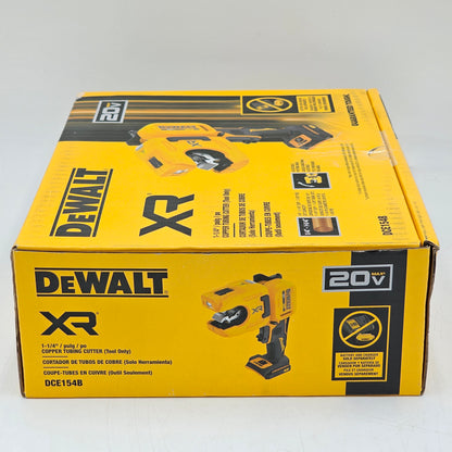 New DeWalt DCE154B 20V MAX Copper Tubing Cutter