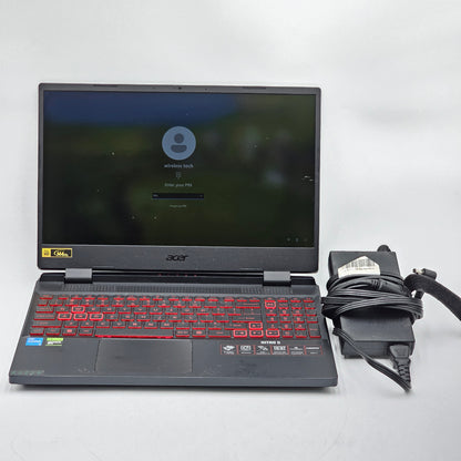 Acer Nitro 5 AN515‑58 15.6" i5-12450H 2.0GHz 16GB RAM 512GB SSD RTX 3050 Ti