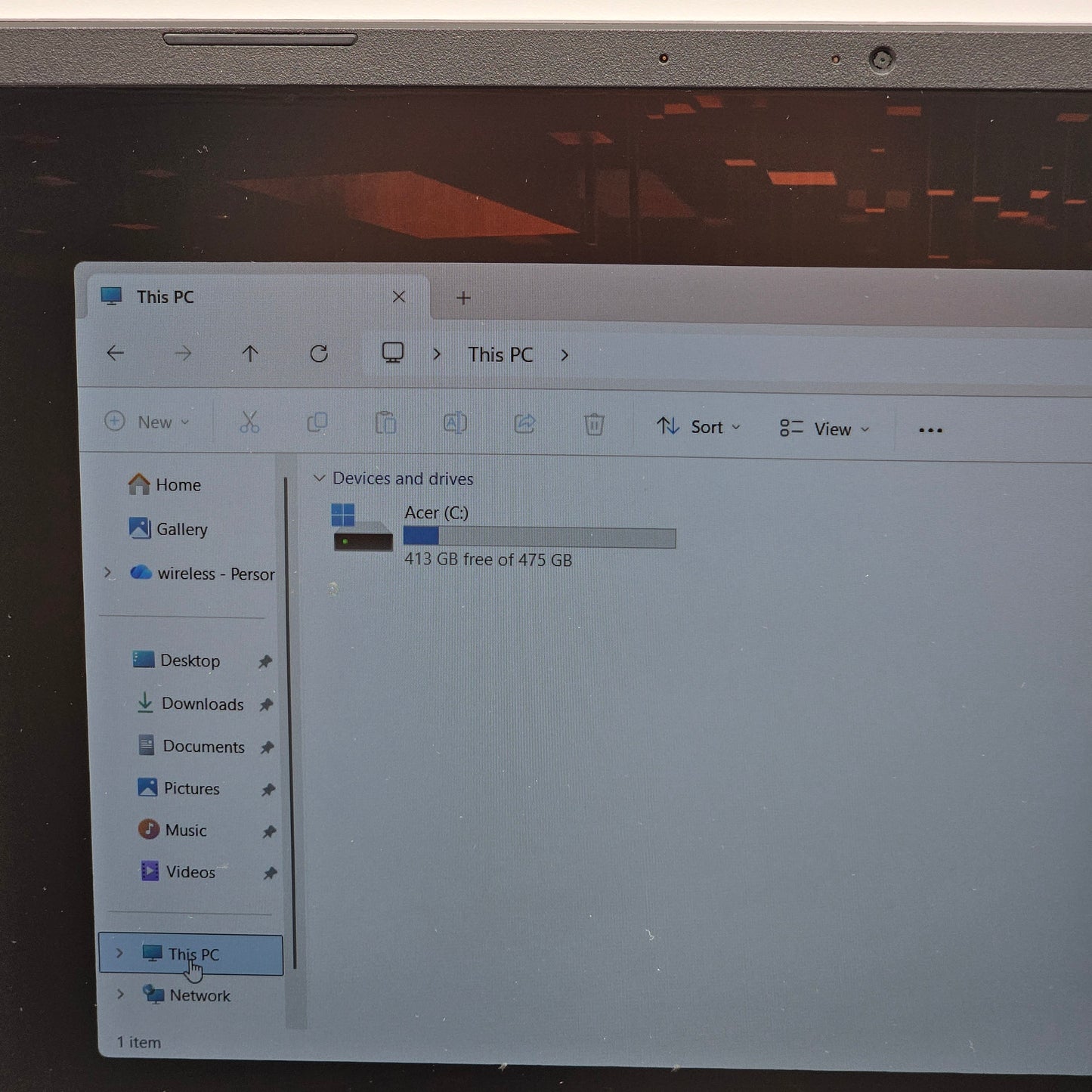 Acer Nitro 5 AN515‑58 15.6" i5-12450H 2.0GHz 16GB RAM 512GB SSD RTX 3050 Ti
