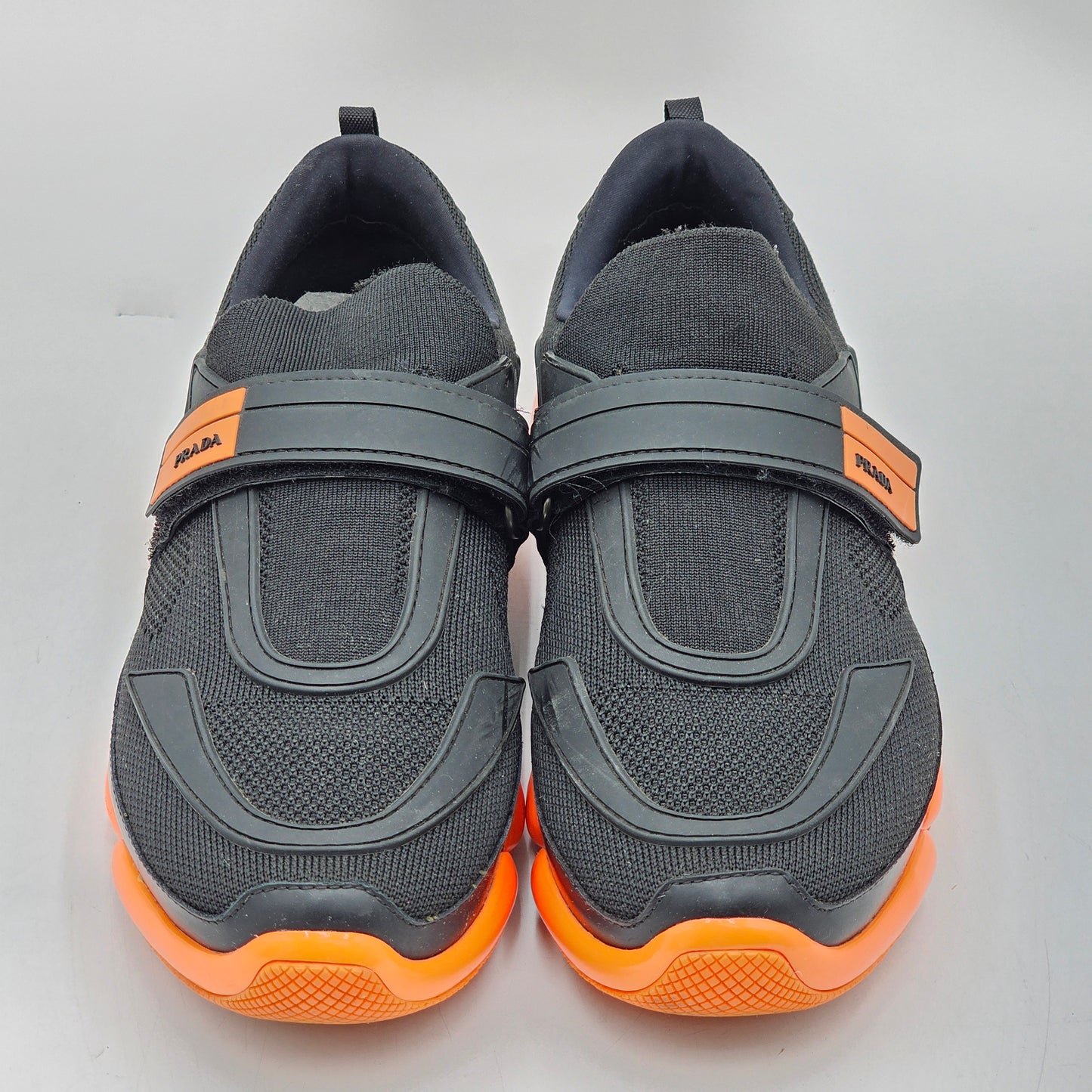 Prada Cloudburst Nero + Arancio Sz 7