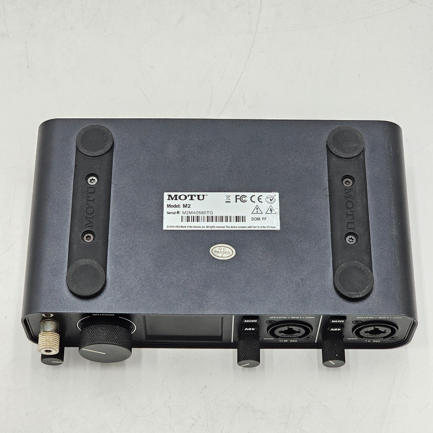 Motu M2 Audio Interface MIDI