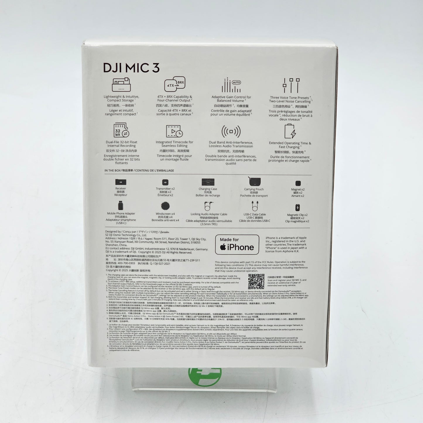 New DJI MIC 3  (2 TX + 1 RX + Charging Case)