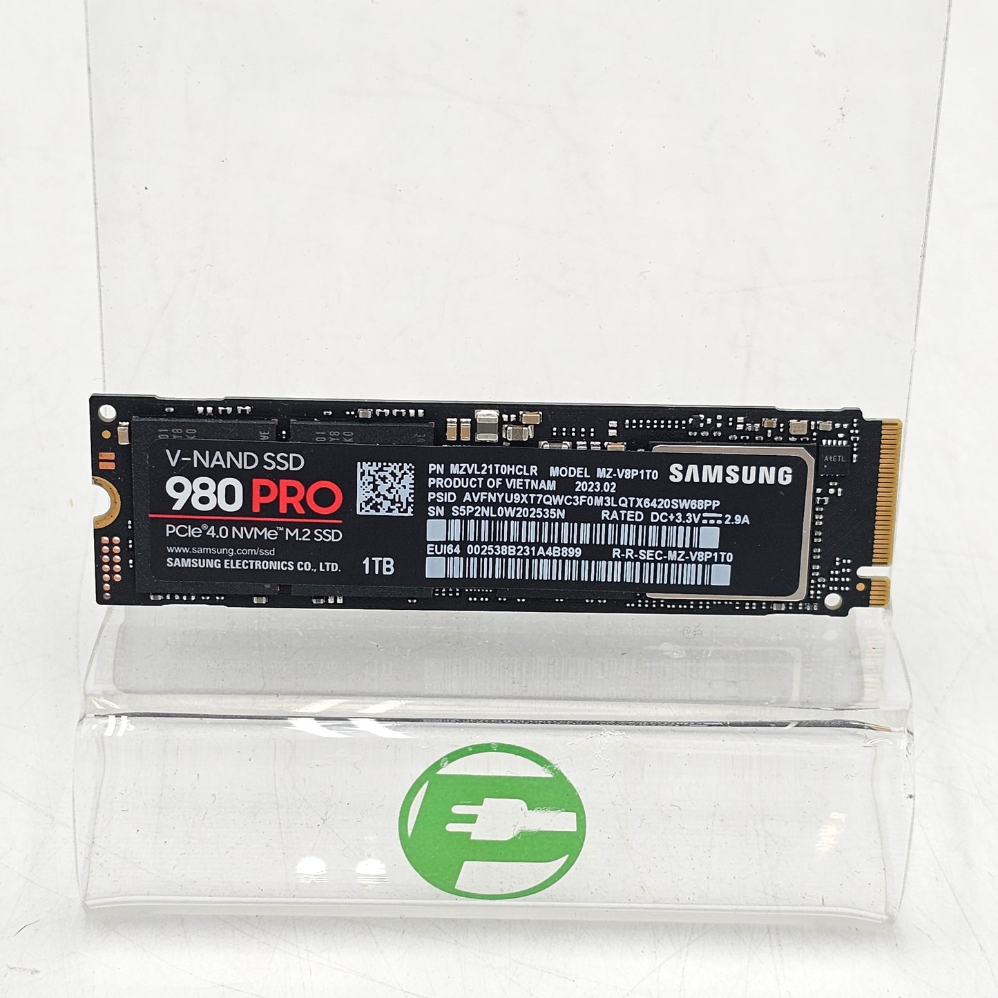 Samsung 2280mm 980 Pro 1TB M.2 NVMe Gen 4.0 x 4 SSD
