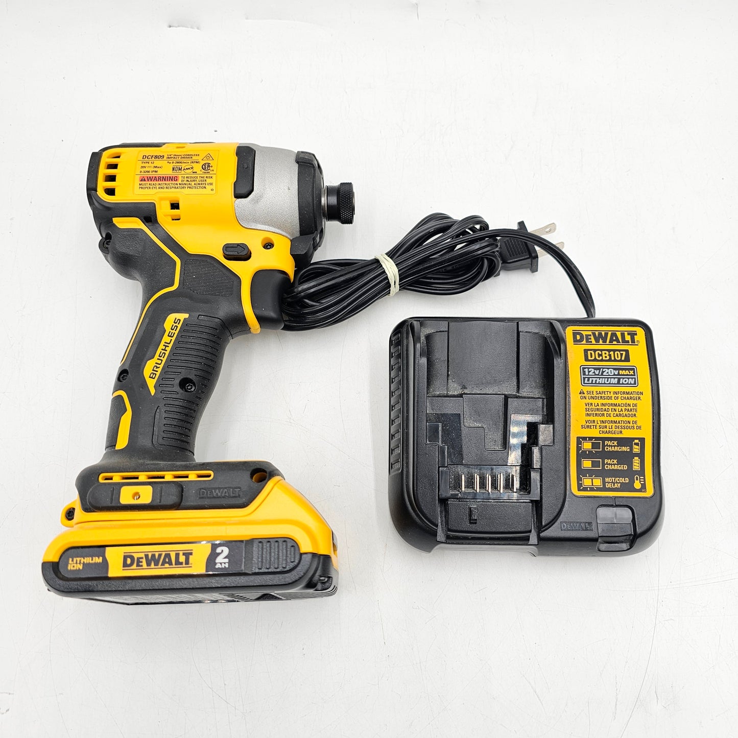 DeWalt DCF809 20V MAX 1/4" Cordless Impact Driver