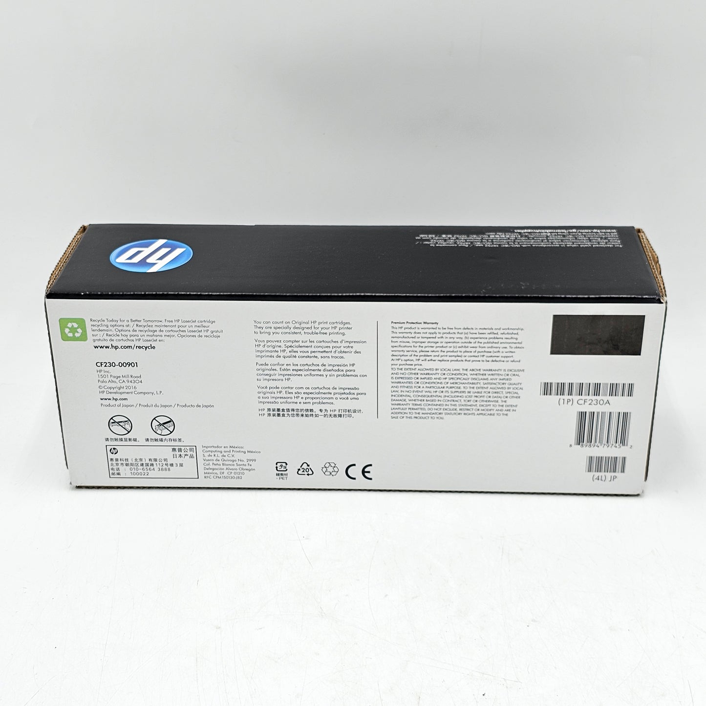 New HP CF230A Black Toner Cartridge