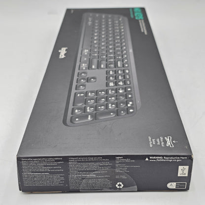 New Logitech MX Keys S 920-009295 Wireless Keyboard Black