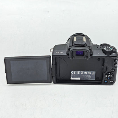 Canon EOS M50 24.1MP Mirrorless Camera with 15-45mm Camera Lens
