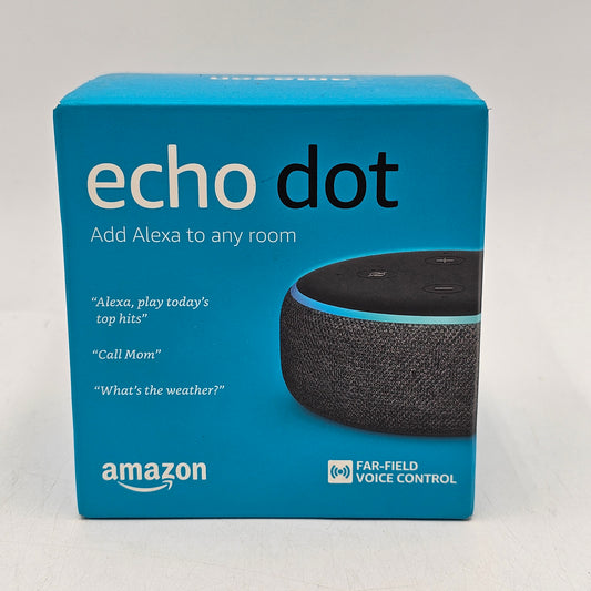 New Amazon Echo Dot 3rd Gen Black