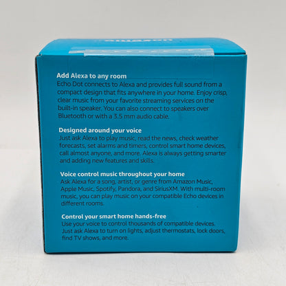 New Amazon Echo Dot 3rd Gen Black