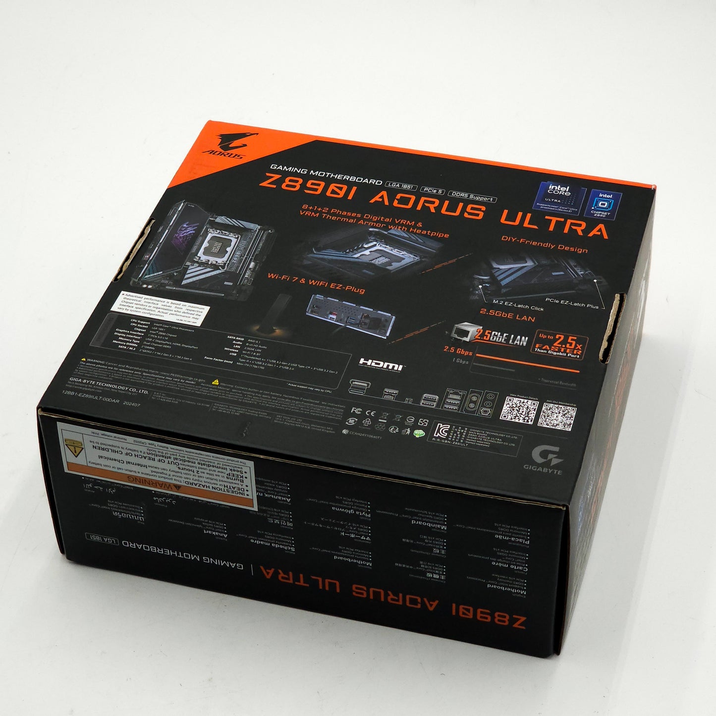 New AORUS Z890I Ultra Gaming Motherboard Mini ITX