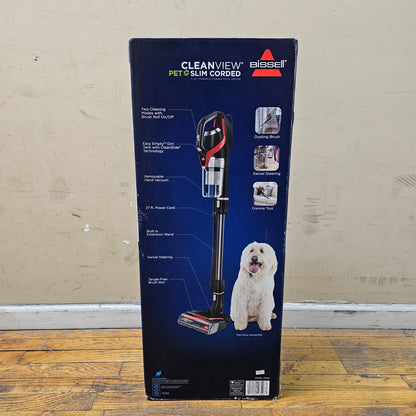 New BISSELL 3925 CleanView Pet Slim Corded Vacuum