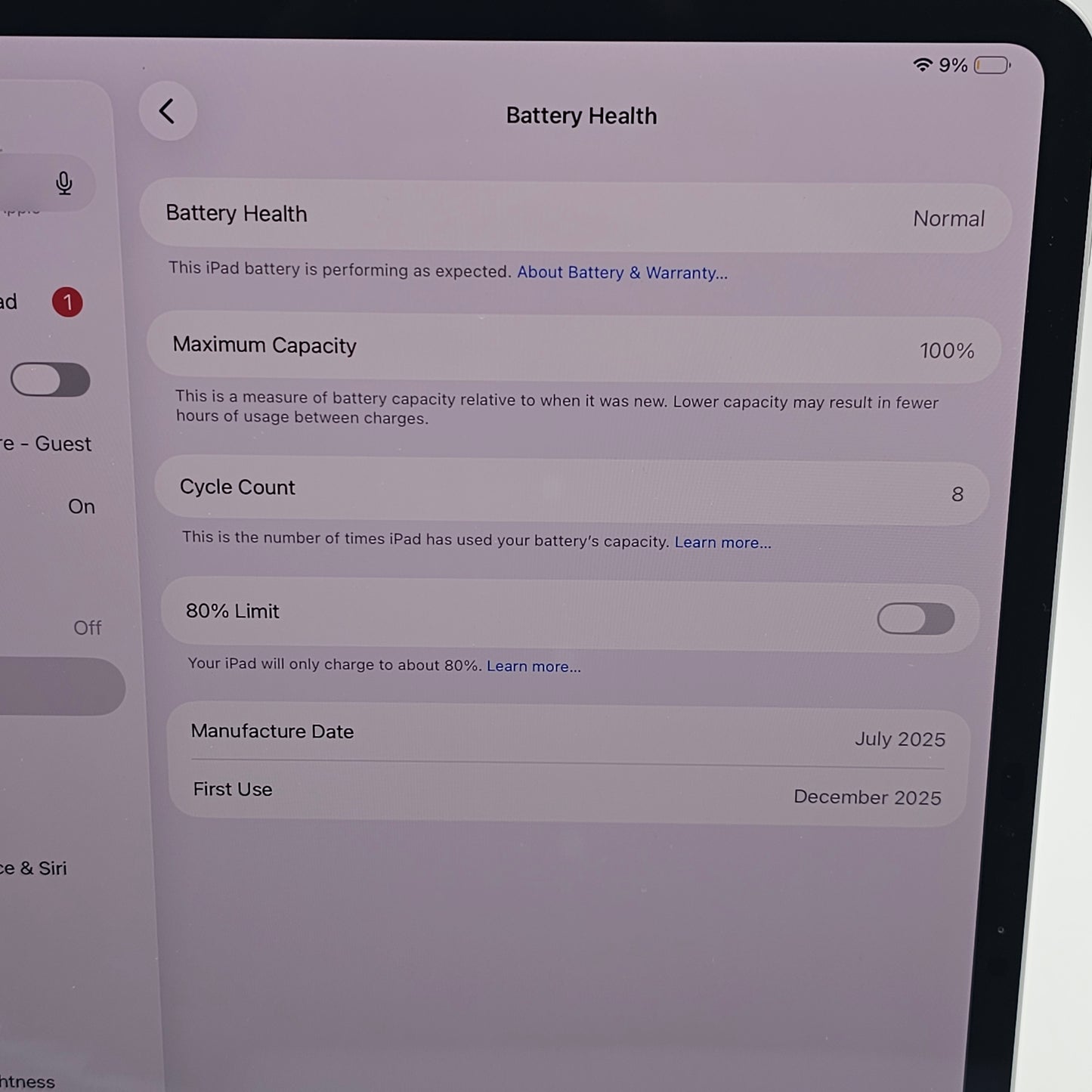 Unlocked Apple iPad Pro 13" M5 1TB Silver ME8F4LL/A