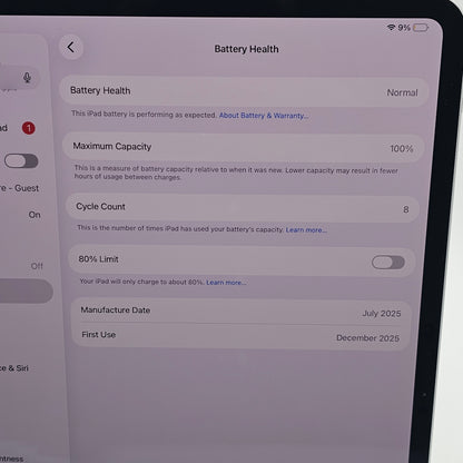 Unlocked Apple iPad Pro 13" M5 1TB Silver ME8F4LL/A