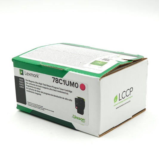 New Lexmark 78C1UMO Magenta Ultra High Yield Toner Cartridge