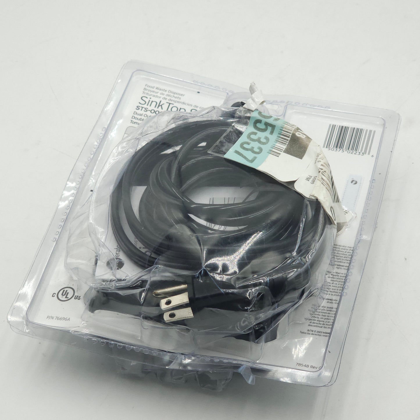 New InSinkErator Sink Top Switch Garbage Disposal