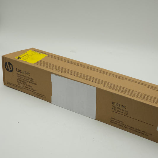 New HP W9051MC High Yield Toner Cartridge W9051MC Cyan Toner Cartridge