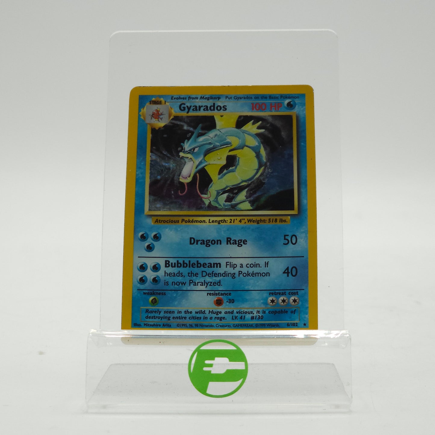 Pokémon TCG Base Set Gyarados  6/102 English