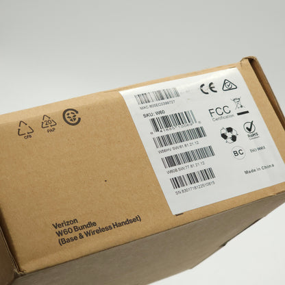 New Yealink Verizon Bundle Base and Wireless Handset W60