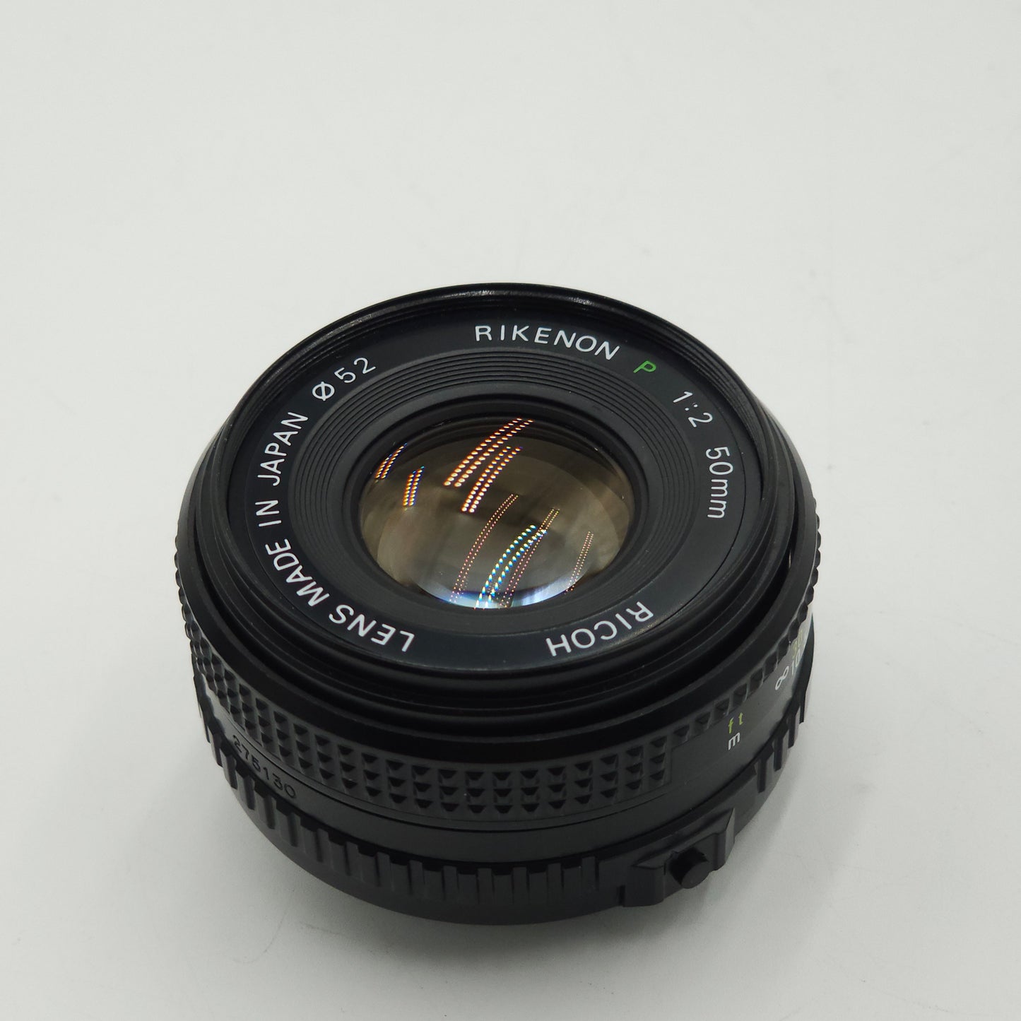 Rikenon P 50mm f/2 Prime Lens Ricoh PK Mount