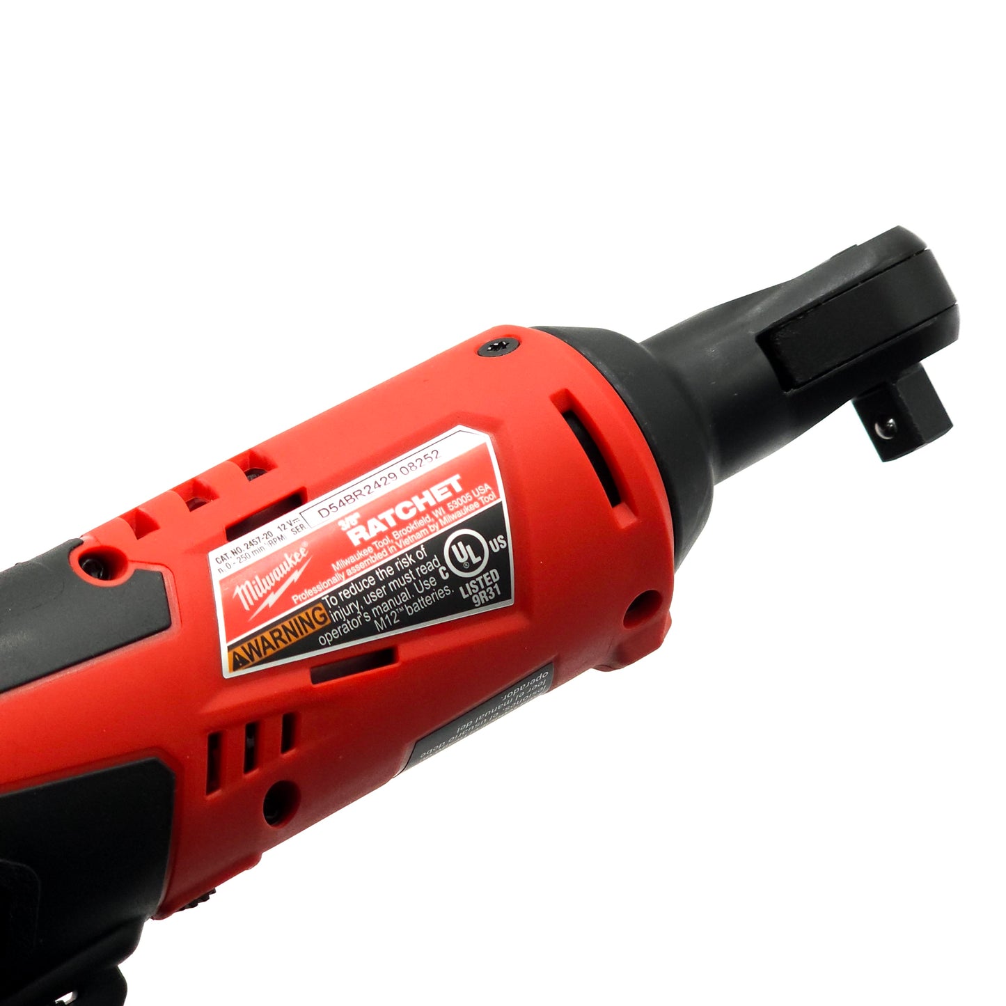 New No Box Milwaukee 2457-20 M12 Cordless Ratchet Tool Only