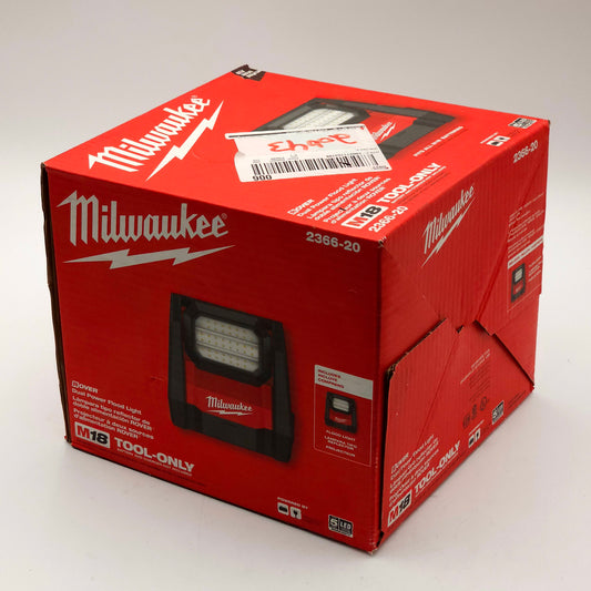 New Milwaukee 2366-20 Dual Power Flood Light M18 Tool Only