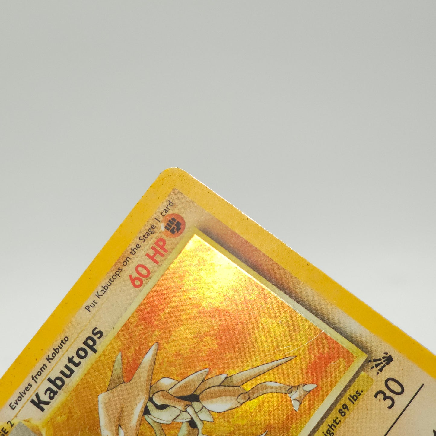 Pokémon TCG Fossil Set Kabutops 9/62 Holo Rare