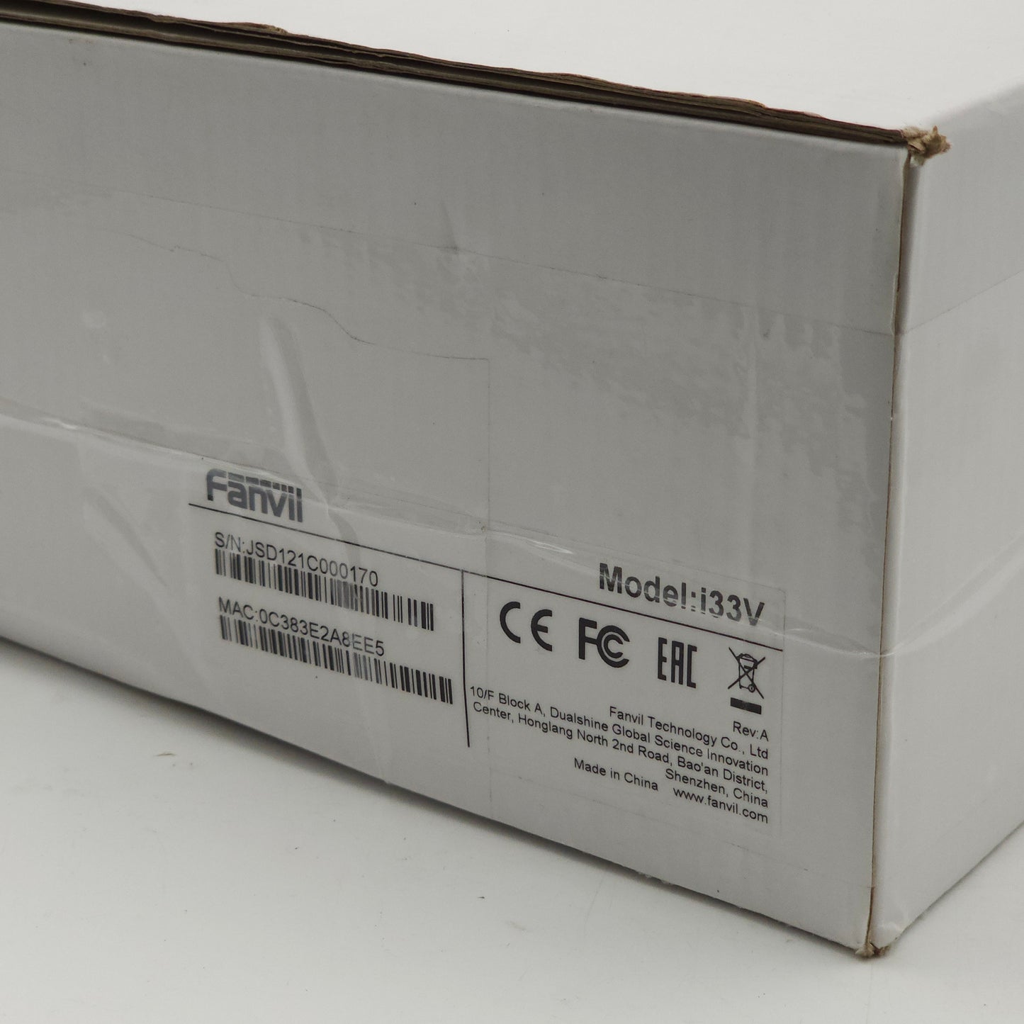 New Fanvil Technology Outdoor Industrial SIP Video Door Phone 133v I33V