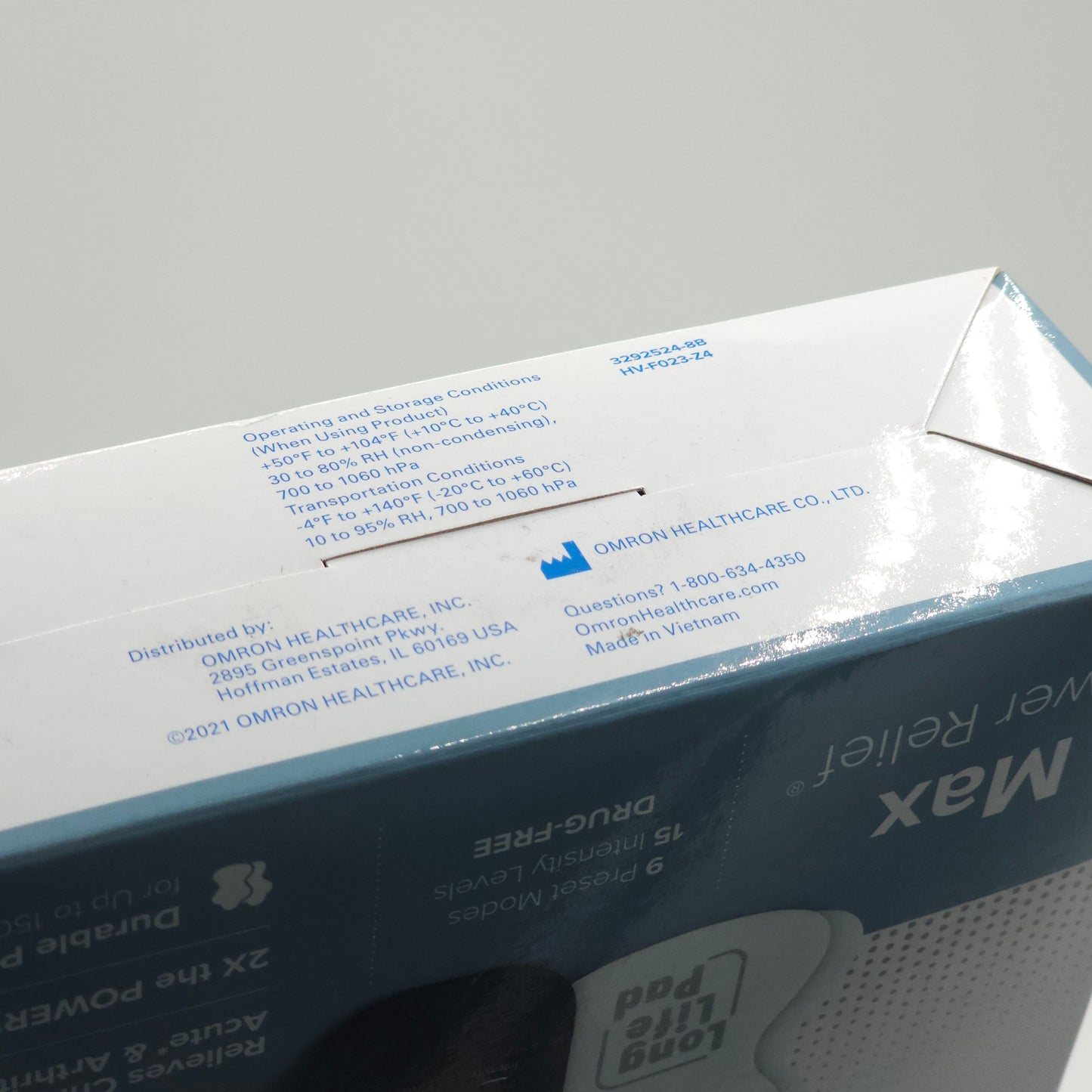 New Omron TENS Therapy Pain Relief Max Power