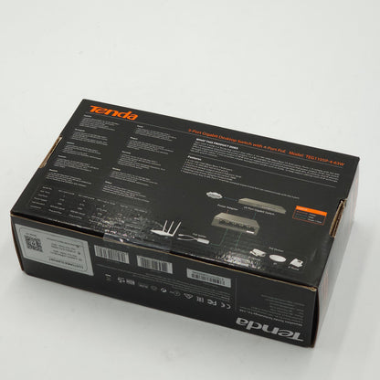 New Tenda 5 Port Gigabit PoE Switch TEG1105P-4-63W Lot of 7