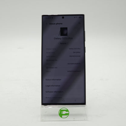 Unlocked Samsung Galaxy S23 Ultra 8GB RAM 256GB SM-S918U Phantom Black