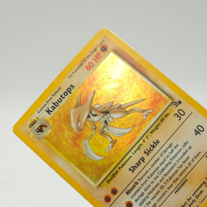 Pokémon TCG Fossil Set Kabutops 9/62 Holo Rare