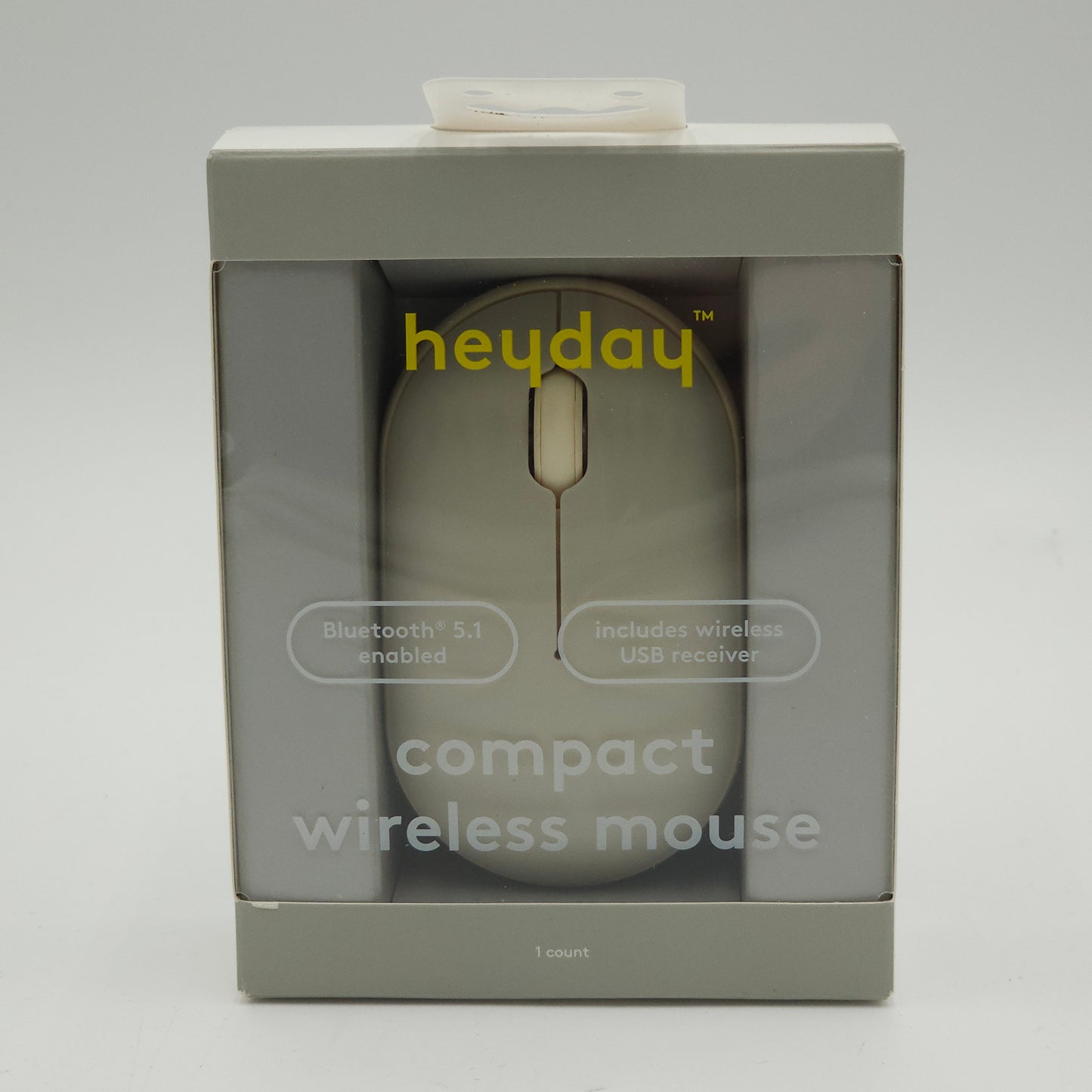 New Heyday Warm Gray Wireless Bluetooth Mouse 056-00-1128