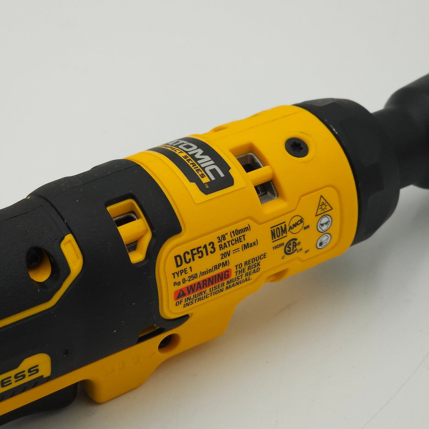 DEWALT DCF513B Atomic 20V MAX Brushless 3/8'' Ratchet Tool Only