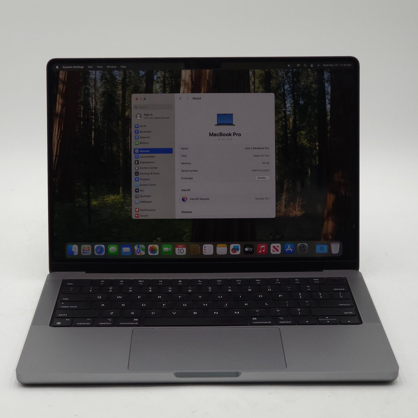 2021 Apple MacBook Pro 13.3" M1 Pro 8 Core 3.2GHz 16GB RAM 512GB SSD A2442