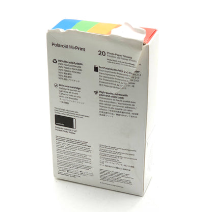 New Polaroid Hi-Print 20 Photo Paper Sheets Open Box