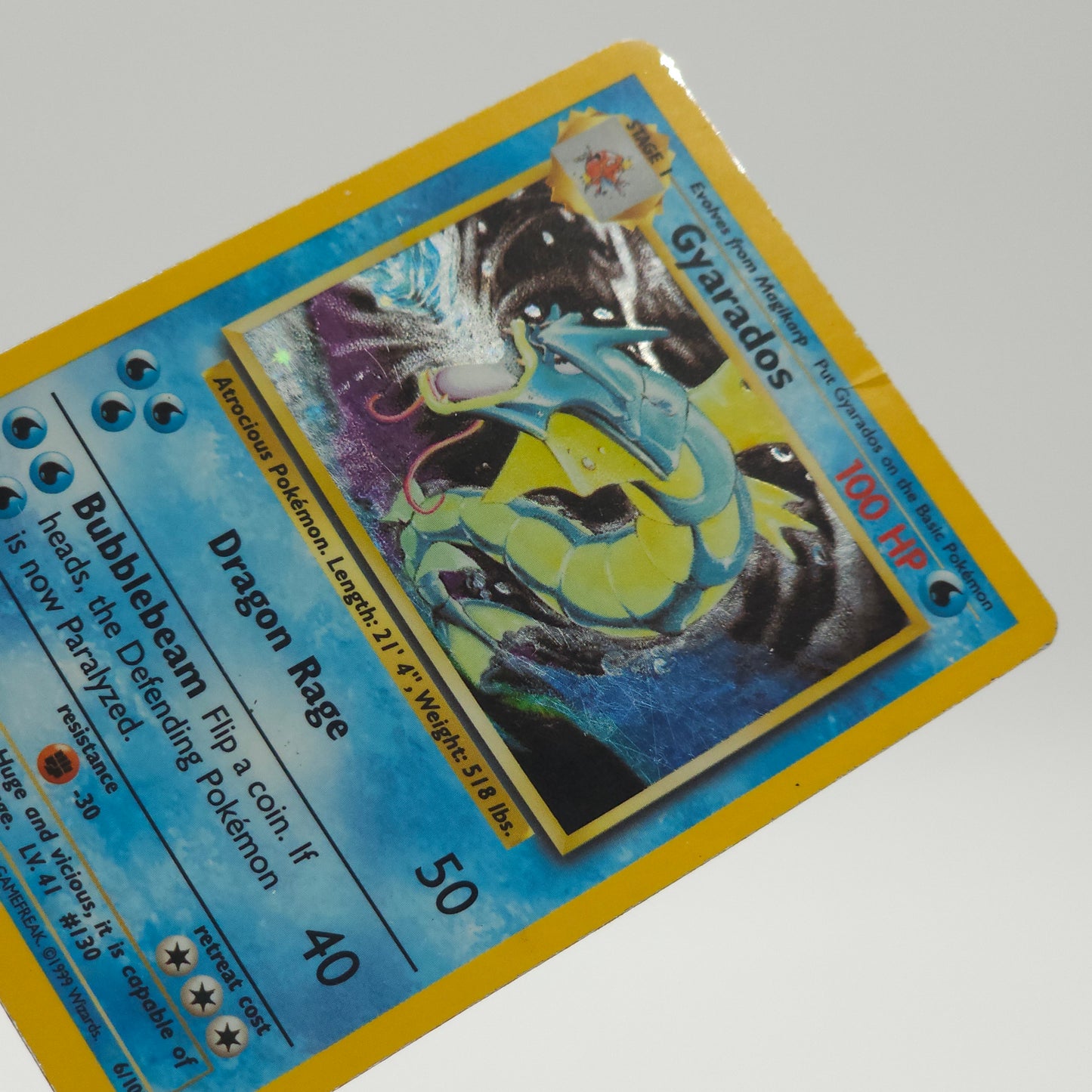 Pokémon TCG Base Set Gyarados  6/102 English