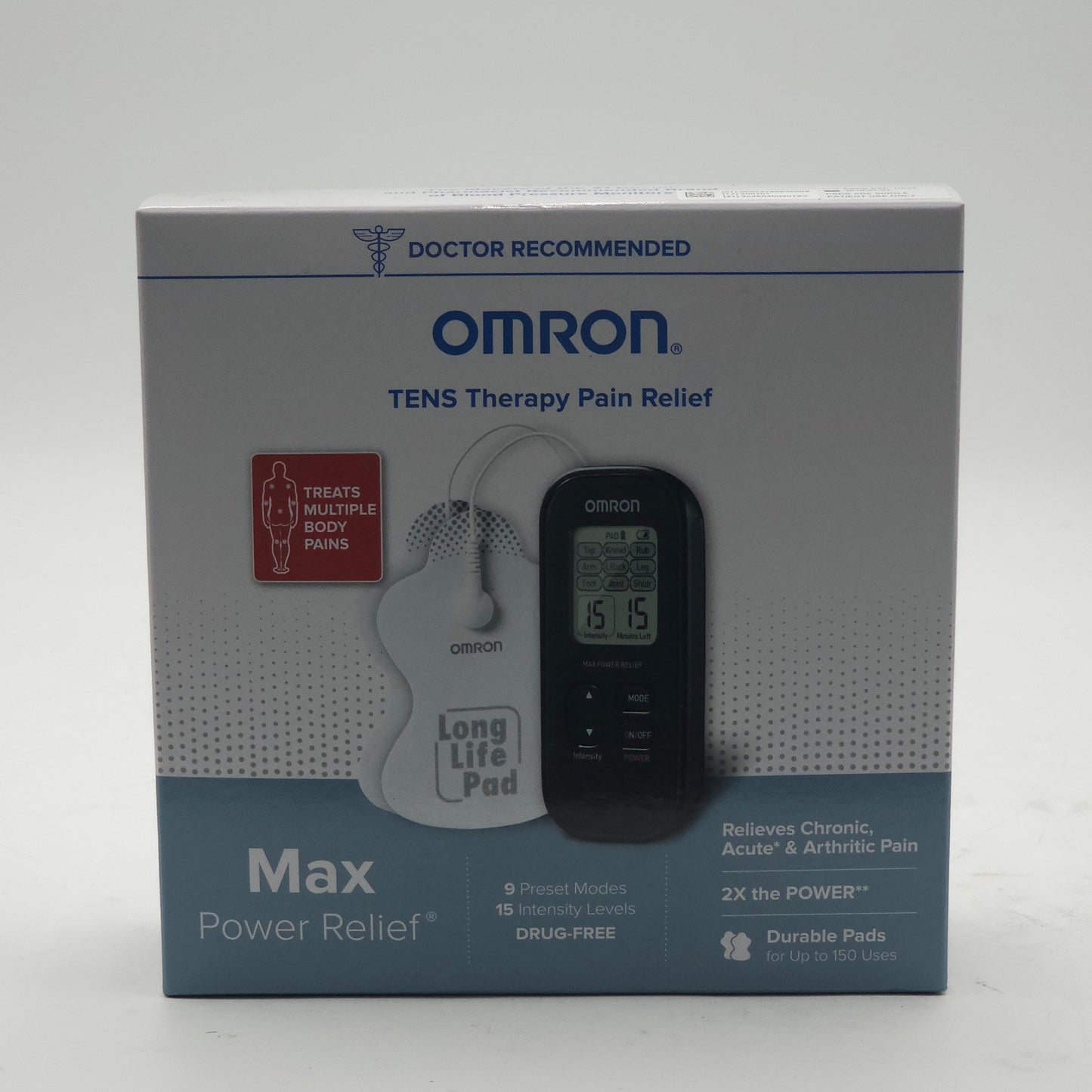 New Omron TENS Therapy Pain Relief Max Power